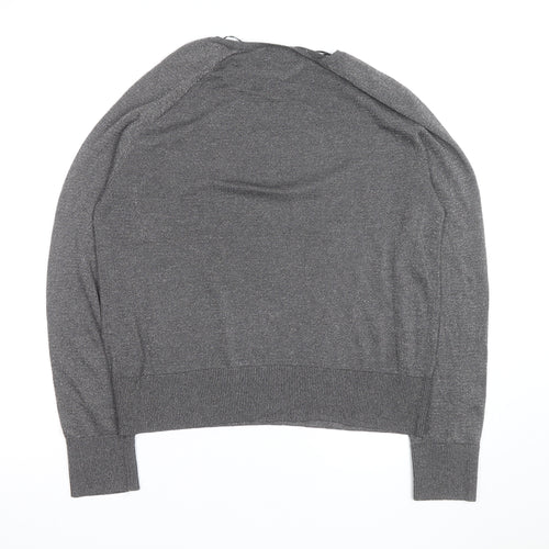 H&M Men's Grey Crew Neck Pullover Jumper Size S Regular Fit