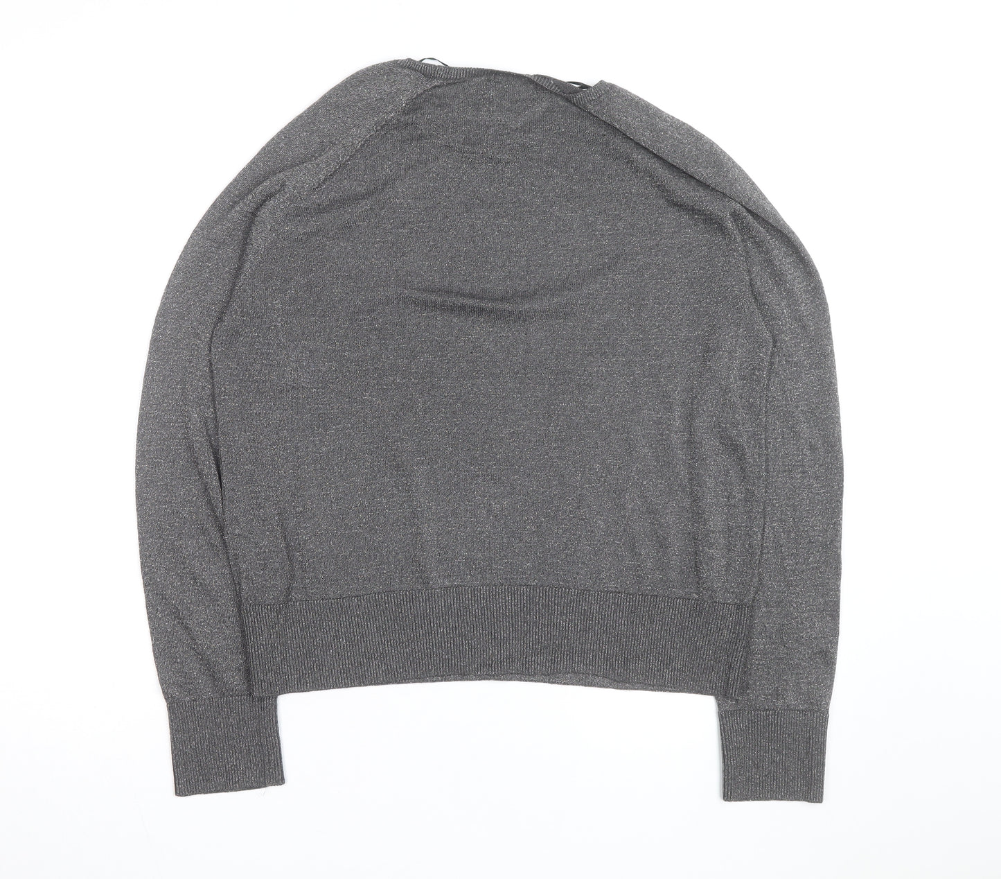H&M Men's Grey Crew Neck Pullover Jumper Size S Regular Fit