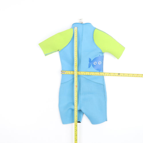 Tribord Boys Blue Short Sleeve Wetsuit 4 Years Stretch UV-Protection Swimwear