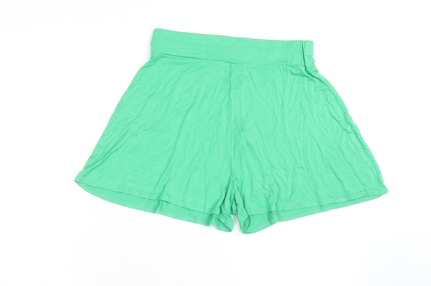 Boohoo Women Green Size 12 Biker Activewear Shorts