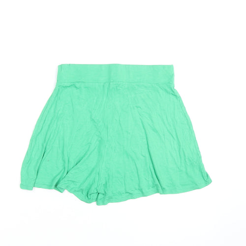 Boohoo Women Green Size 12 Biker Activewear Shorts