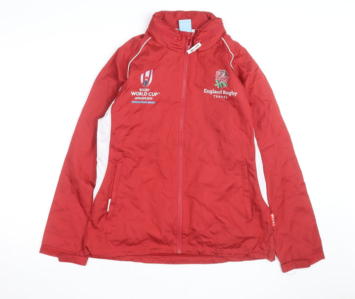 Rugby World Cup England Red Women's Size 14 Windbreaker Jacket