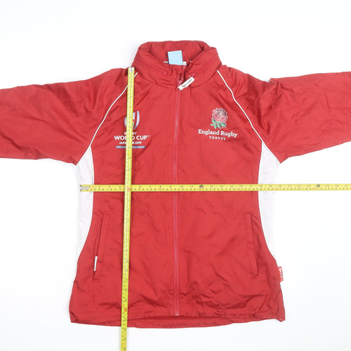 Rugby World Cup England Red Women's Size 14 Windbreaker Jacket