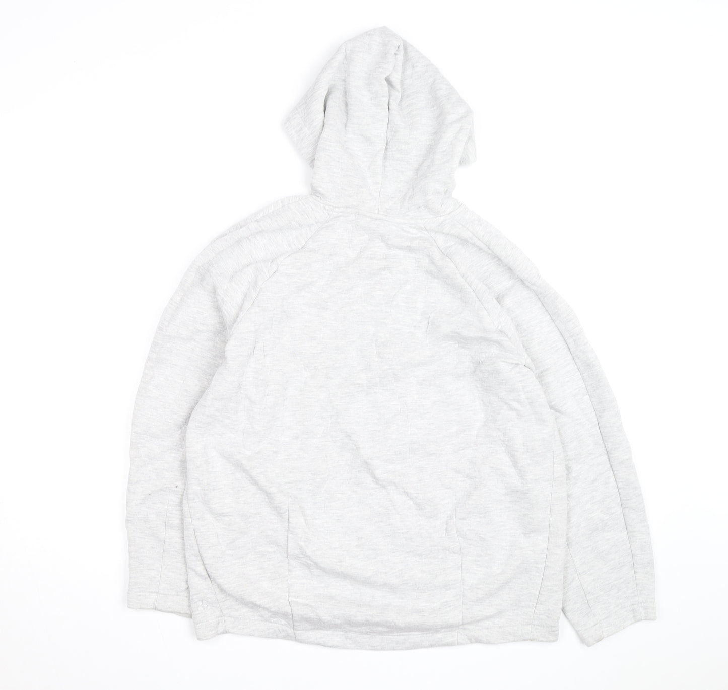 Sweaty Betty Grey Full Zip Hoodie Unisex Adults S Lightweight Cotton Blend