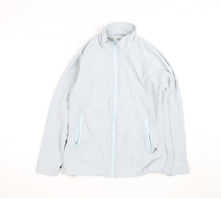 Regatta Women's Grey Softshell Jacket Size 14 Wind Resistant Outdoor