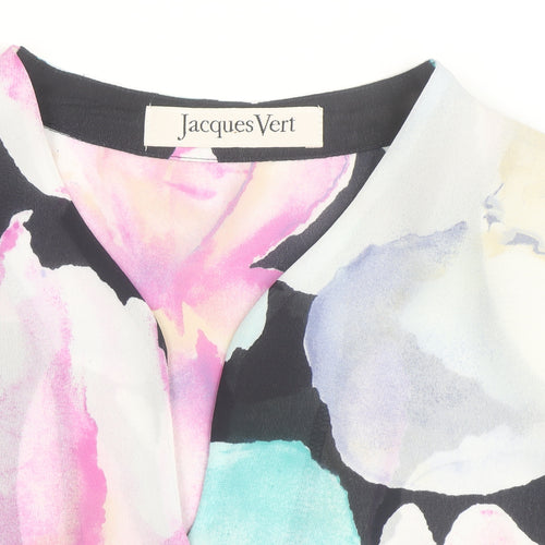 Jacques Vert Womens Multicoloured Floral Chiffon Blouse Size 12
