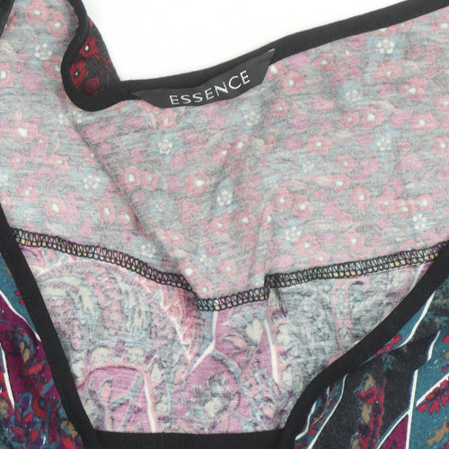 Essence Womens Multicoloured Paisley Wrap Blouse Size 18