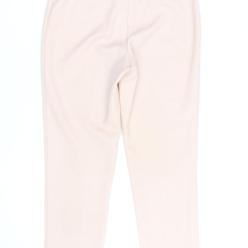 Miss Selfridge Womens Pink Slim Cropped Trousers Size 10