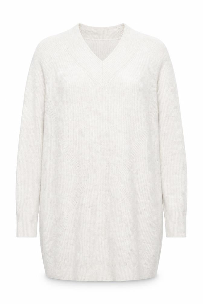 Monsoon Women Beige Knit Crew Neck Pullover Jumper M