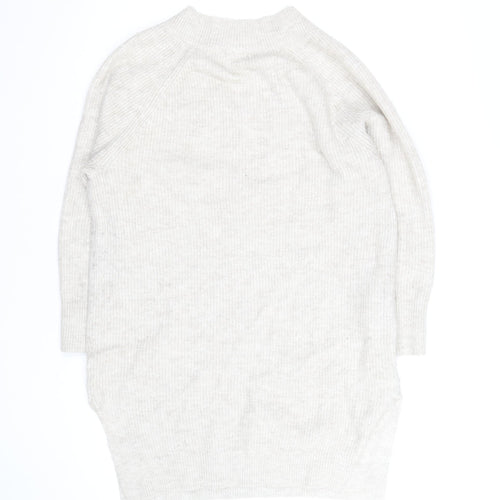 Monsoon Women Beige Knit Crew Neck Pullover Jumper M