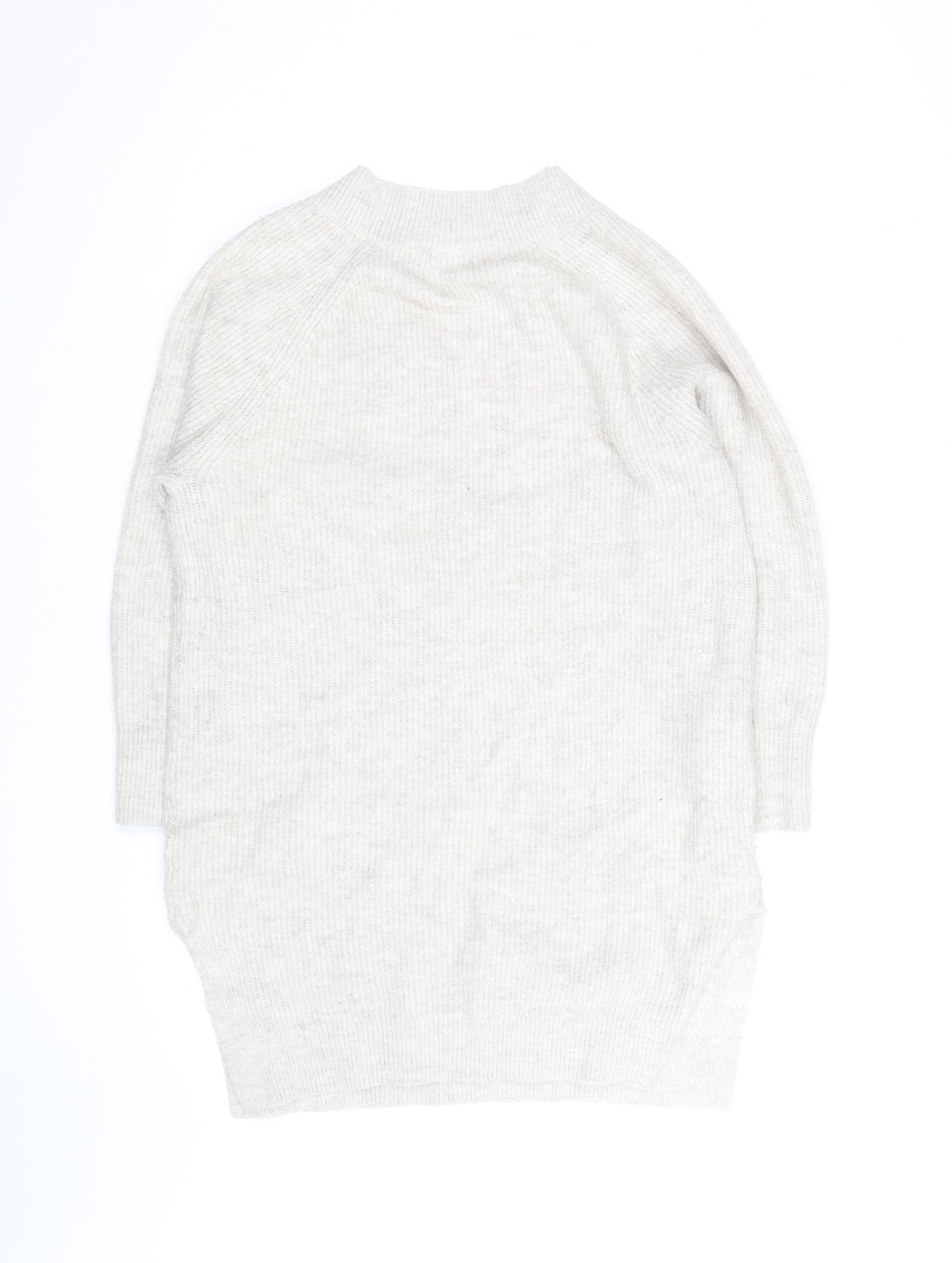 Monsoon Women Beige Knit Crew Neck Pullover Jumper M
