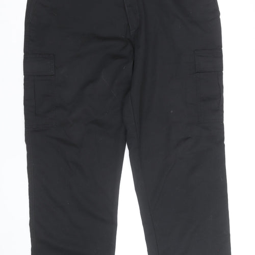 Portwest Men's Black Cargo Trousers Size 40 Regular Fit Workwear