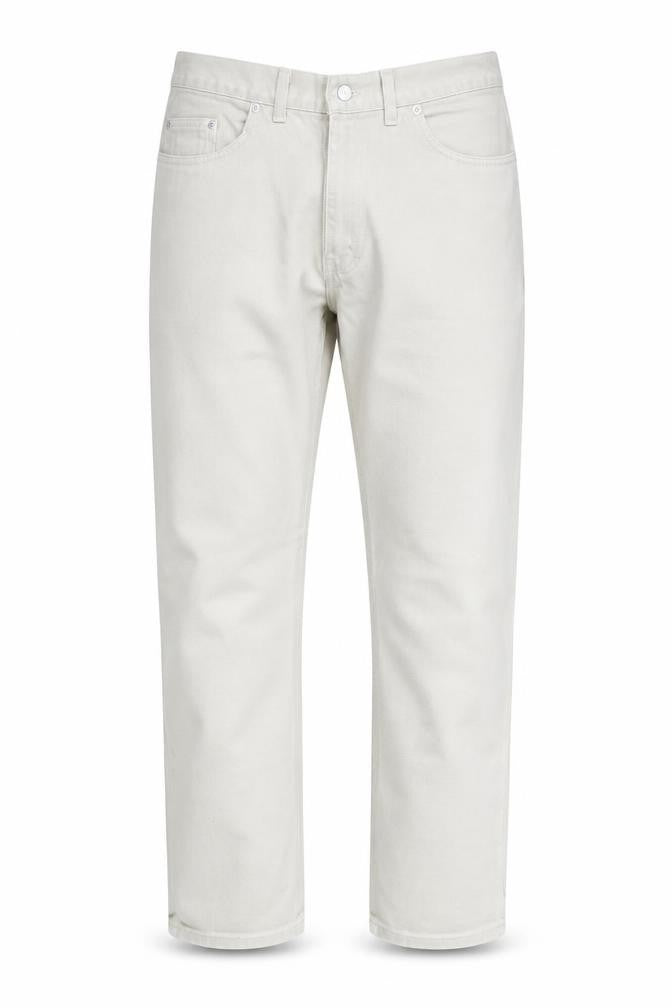 Faded Glory Men's Beige Straight Fit Jeans Size 38 x 32 Cotton Denim