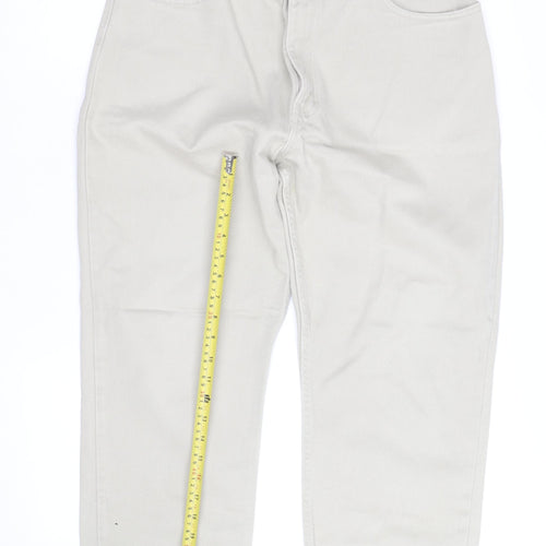 Faded Glory Men's Beige Straight Fit Jeans Size 38 x 32 Cotton Denim