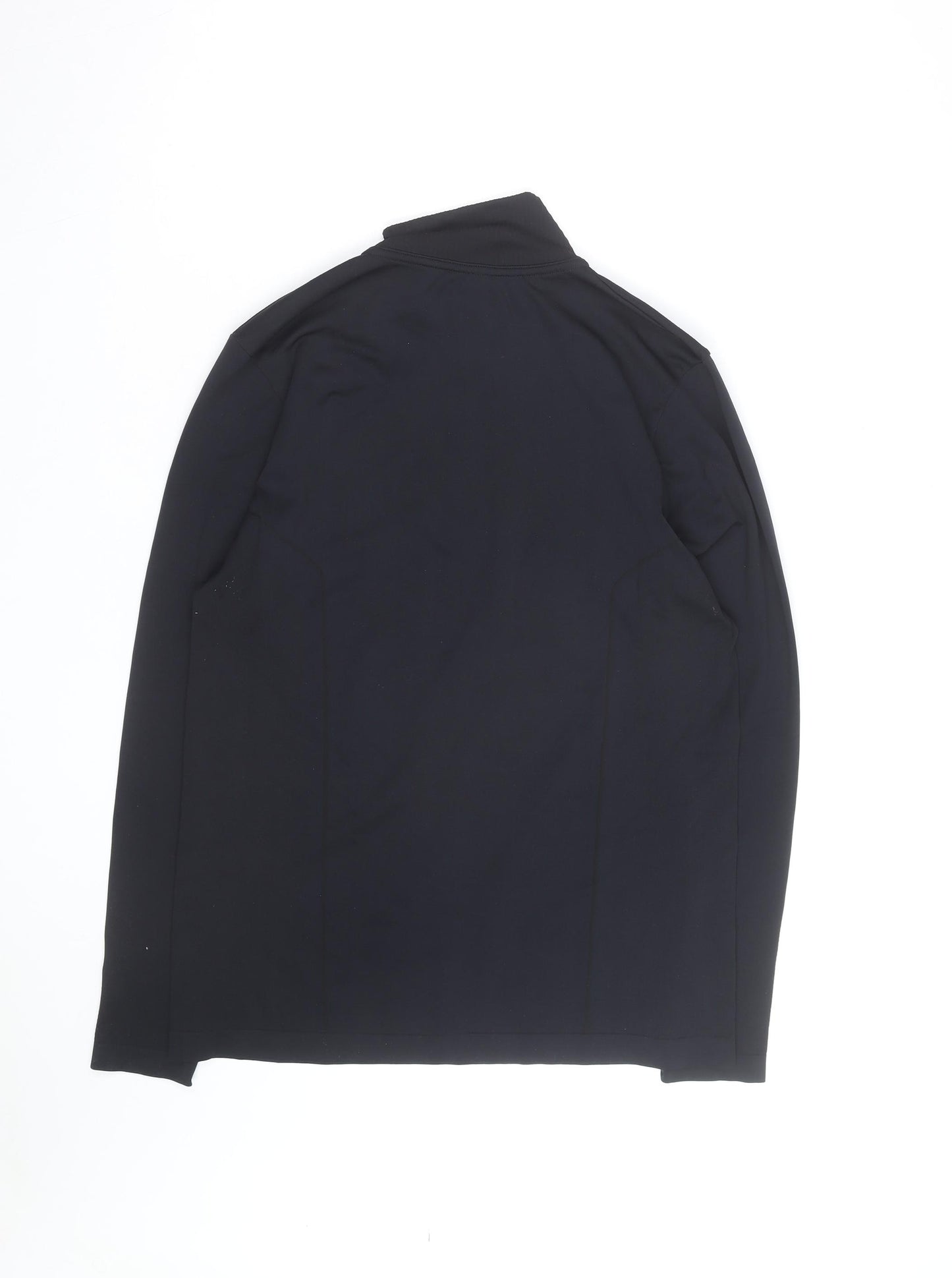 Workout Men's Black Large 1/4 Zip Athletic Track Jacket