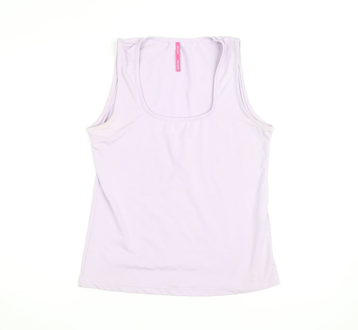 John Lewis Women Purple Size 16 Sleeveless Stretch Tank Top