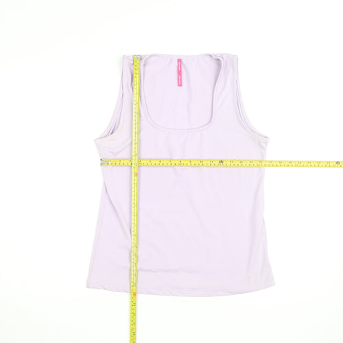John Lewis Women Purple Size 16 Sleeveless Stretch Tank Top
