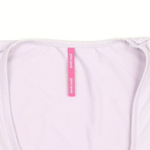 John Lewis Women Purple Size 16 Sleeveless Stretch Tank Top