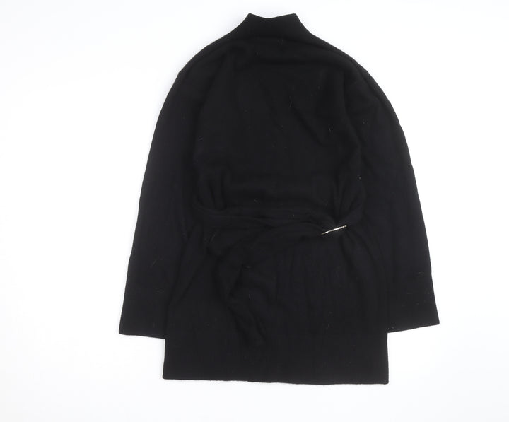 Paris Atelier & Other Stories Women's Black Cashmere Belted Cardigan M