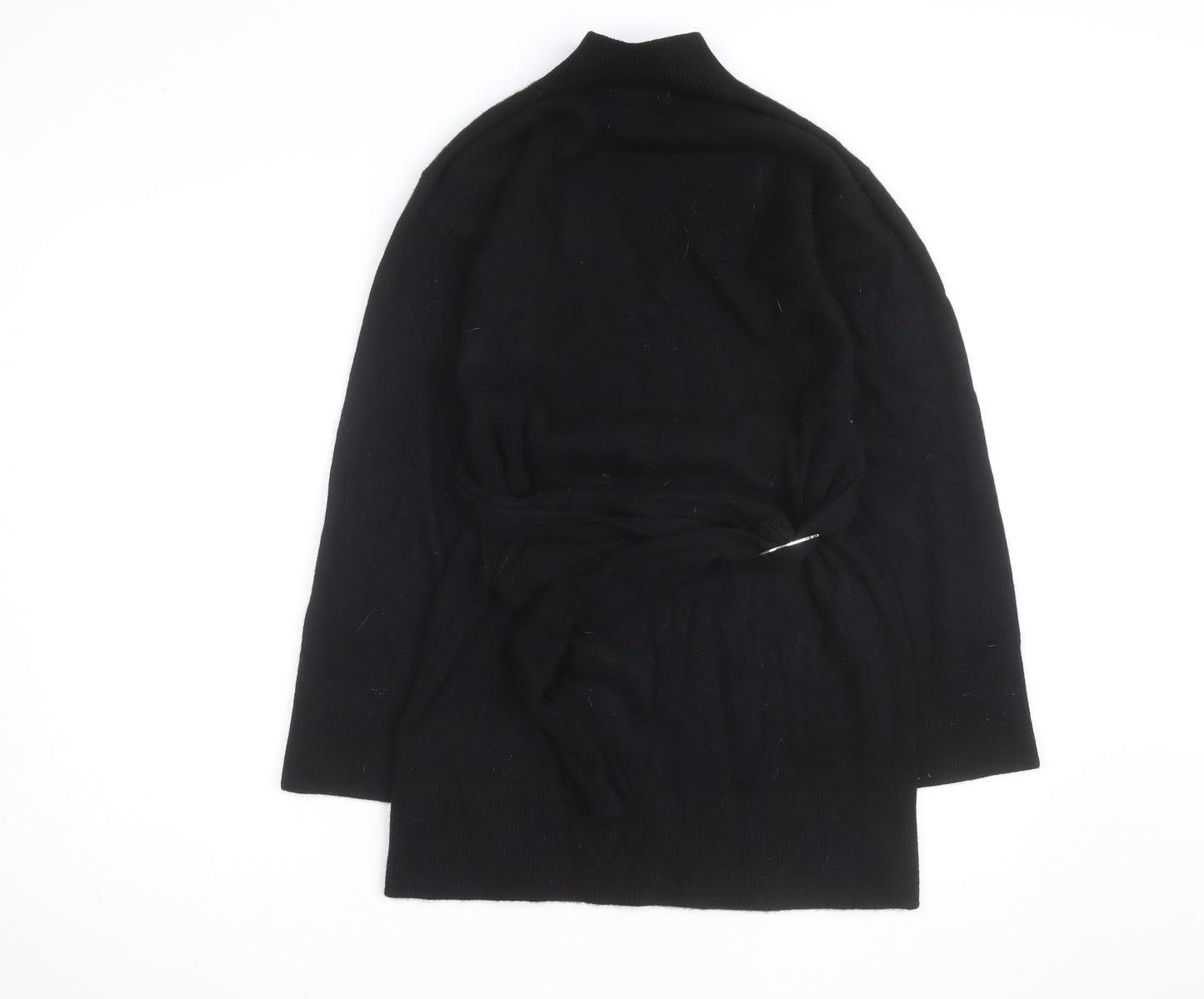 Paris Atelier & Other Stories Women's Black Cashmere Belted Cardigan M
