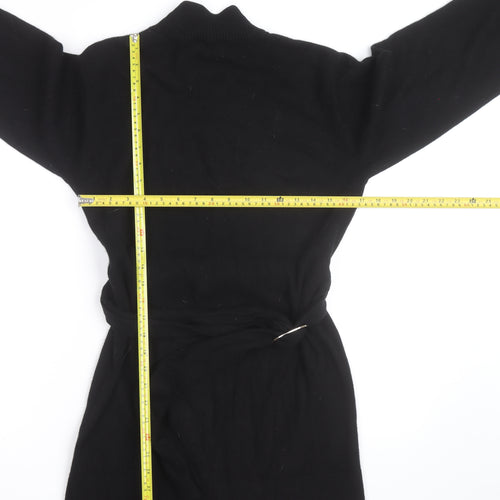 Paris Atelier & Other Stories Women's Black Cashmere Belted Cardigan M