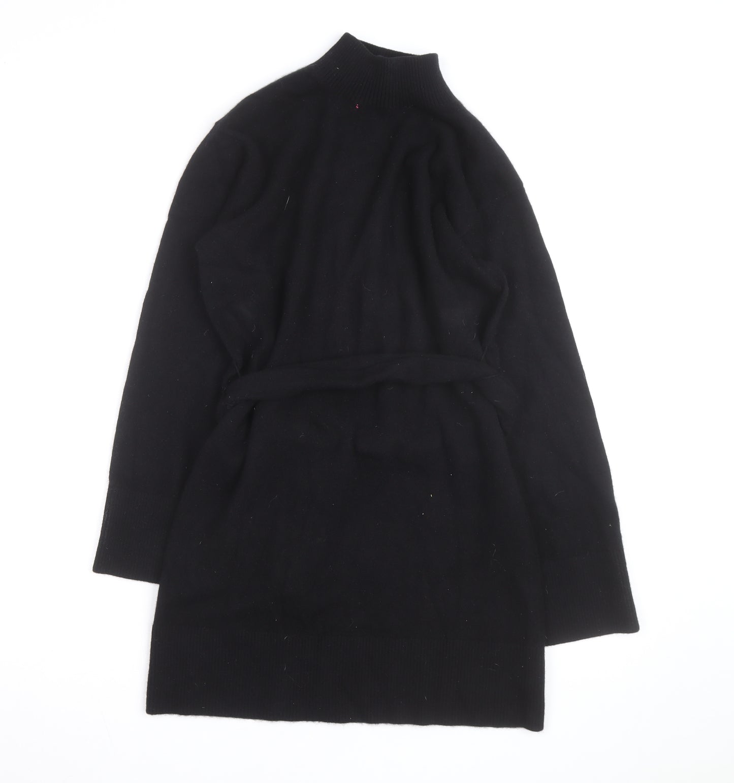 Paris Atelier & Other Stories Women's Black Cashmere Belted Cardigan M