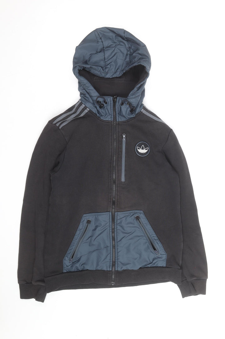 Adidas Men's Black Full Zip Hoodie XL Sportswear Jacket