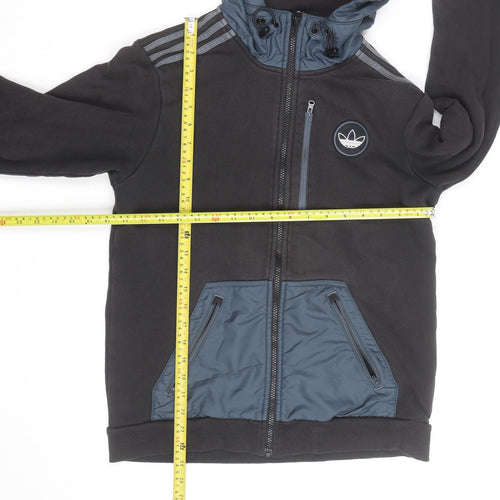 Adidas Men's Black Full Zip Hoodie XL Sportswear Jacket