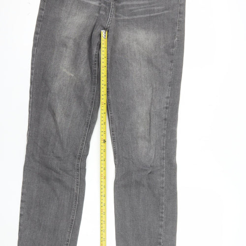 F&F Women’s Grey Skinny Stretch Jeans UK 10 Slim Fit Denim