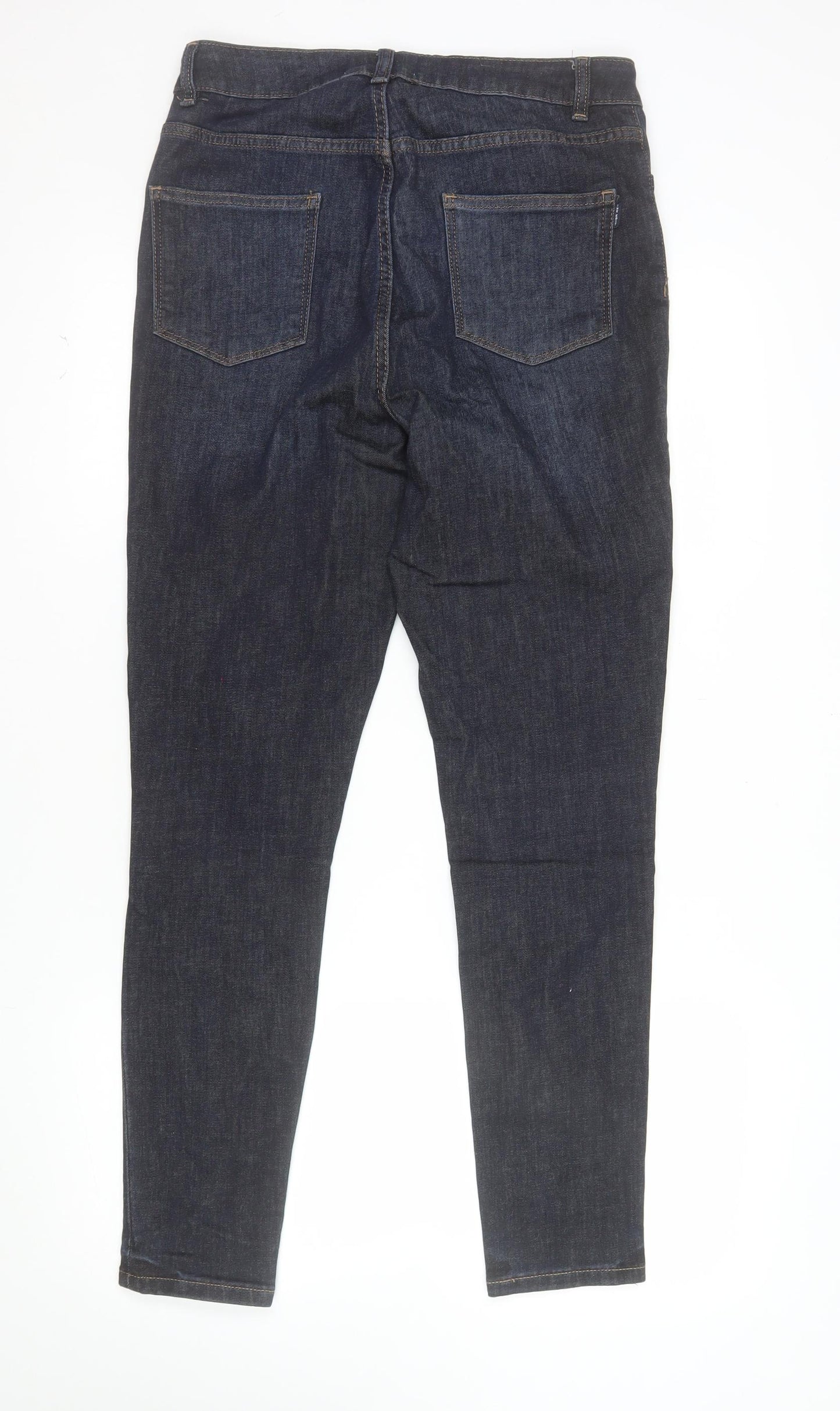 Primark Women’s Blue Skinny Jeans Size 12 Mid Rise Stretch Denim