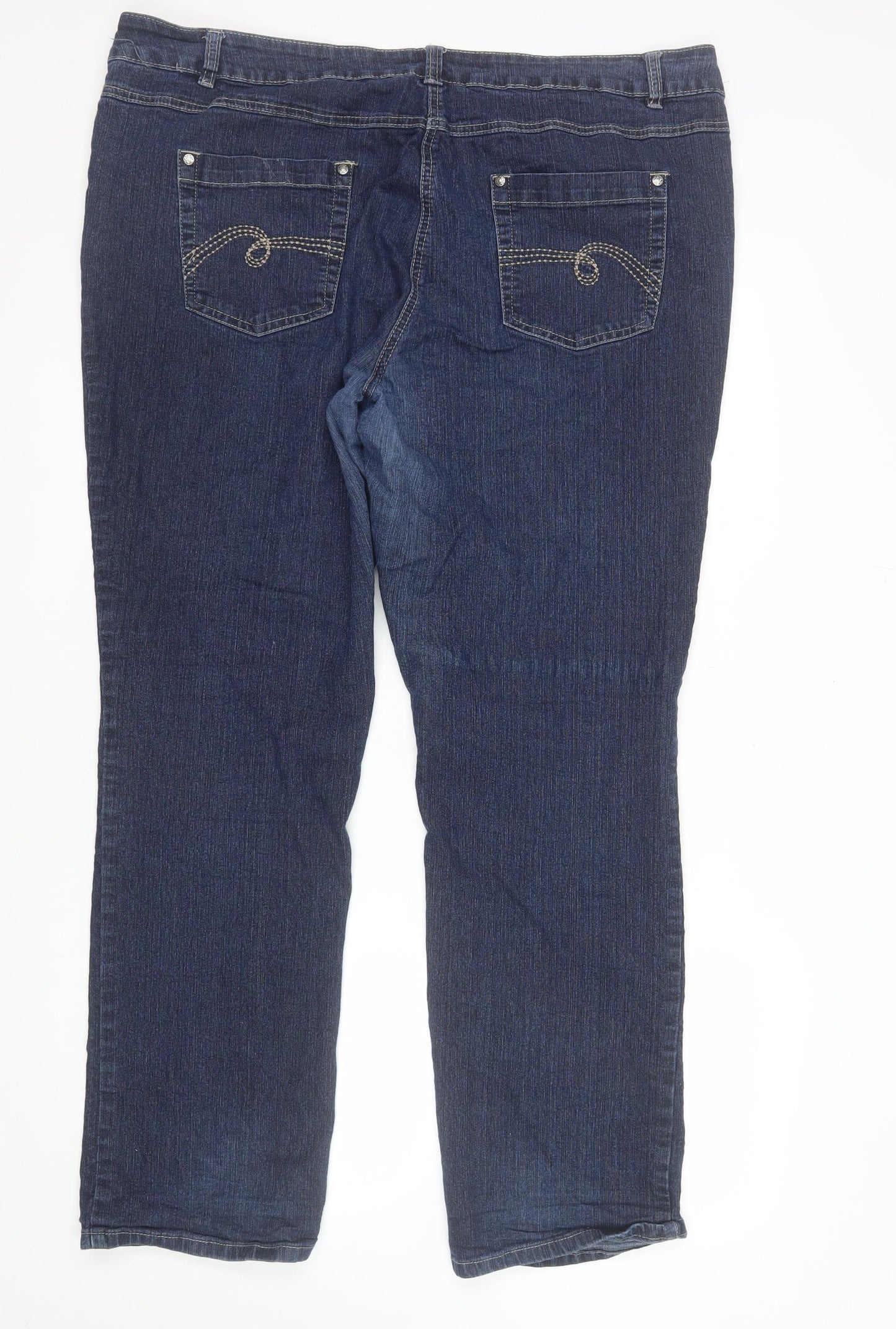 Debenhams Women's Blue Slim Leg Denim Jeans Size 20