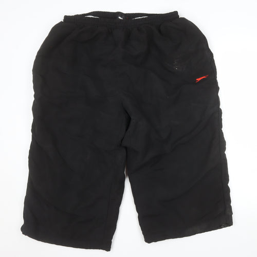 Slazenger Men's Black Athletic Shorts 2XL Elastic Waist Sportswear