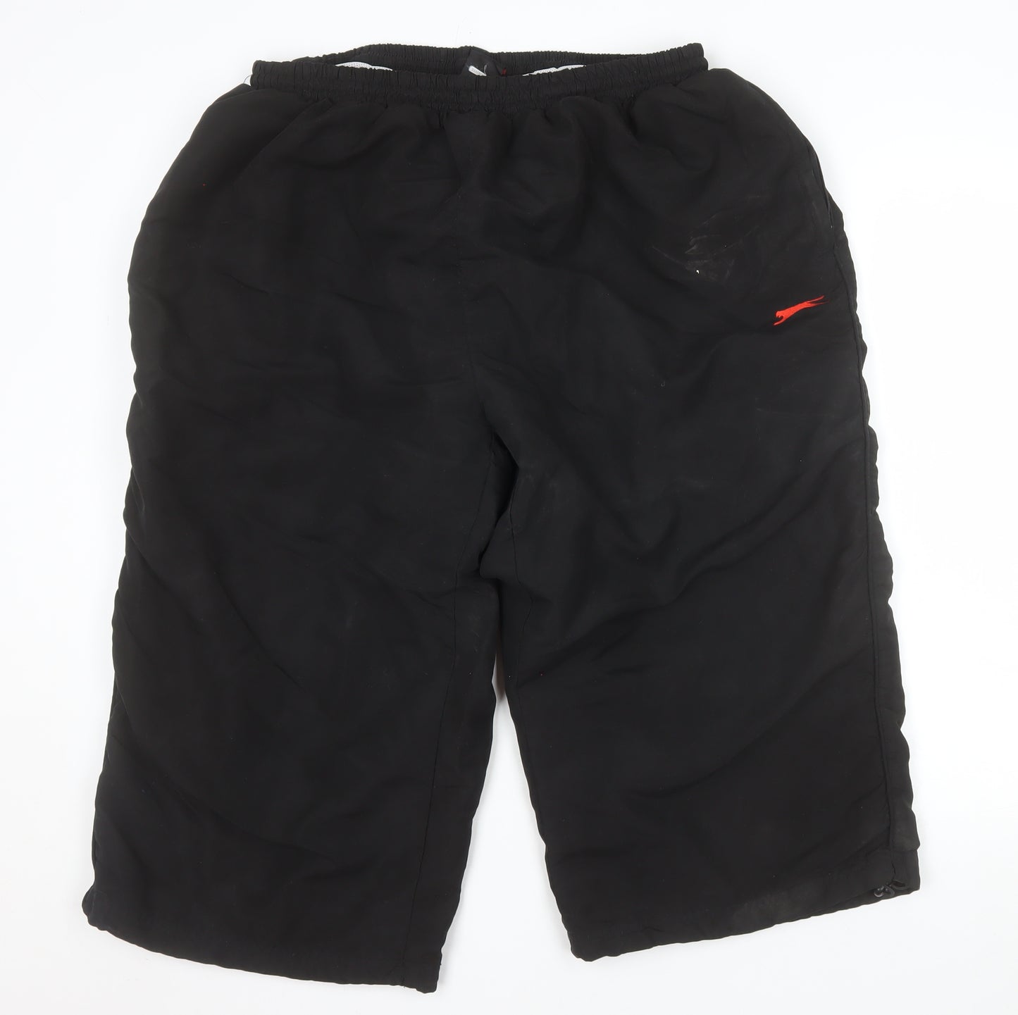 Slazenger Men's Black Athletic Shorts 2XL Elastic Waist Sportswear