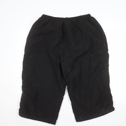 Slazenger Men's Black Athletic Shorts 2XL Elastic Waist Sportswear