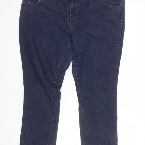 DP Denim Women’s Blue Straight Jeans Size 20 Stretch Fit