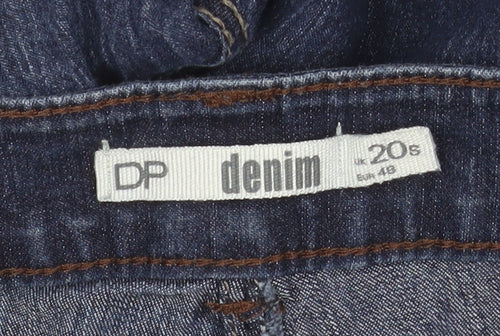DP Denim Women’s Blue Straight Jeans Size 20 Stretch Fit