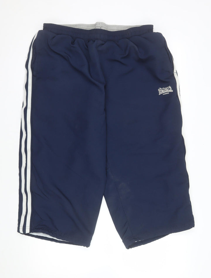 Lonsdale Men’s Blue Athletic Shorts Size XXL Polyester Quick Dry