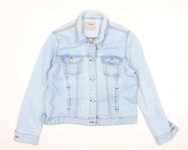 Denim Co Women Blue Size 16 Classic Denim Jacket