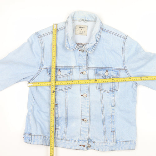 Denim Co Women Blue Size 16 Classic Denim Jacket