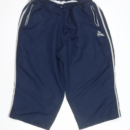 Lonsdale Men's Blue 2XL Athletic Activewear Shorts