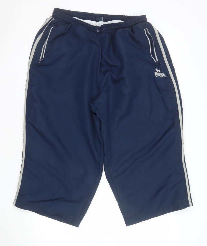 Lonsdale Men's Blue 2XL Athletic Activewear Shorts