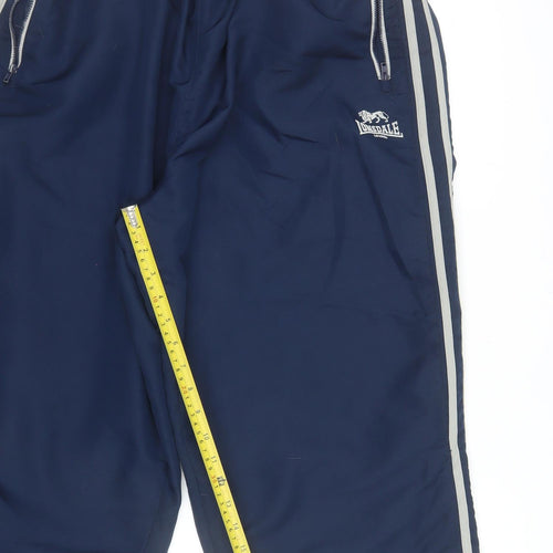 Lonsdale Men's Blue 2XL Athletic Activewear Shorts
