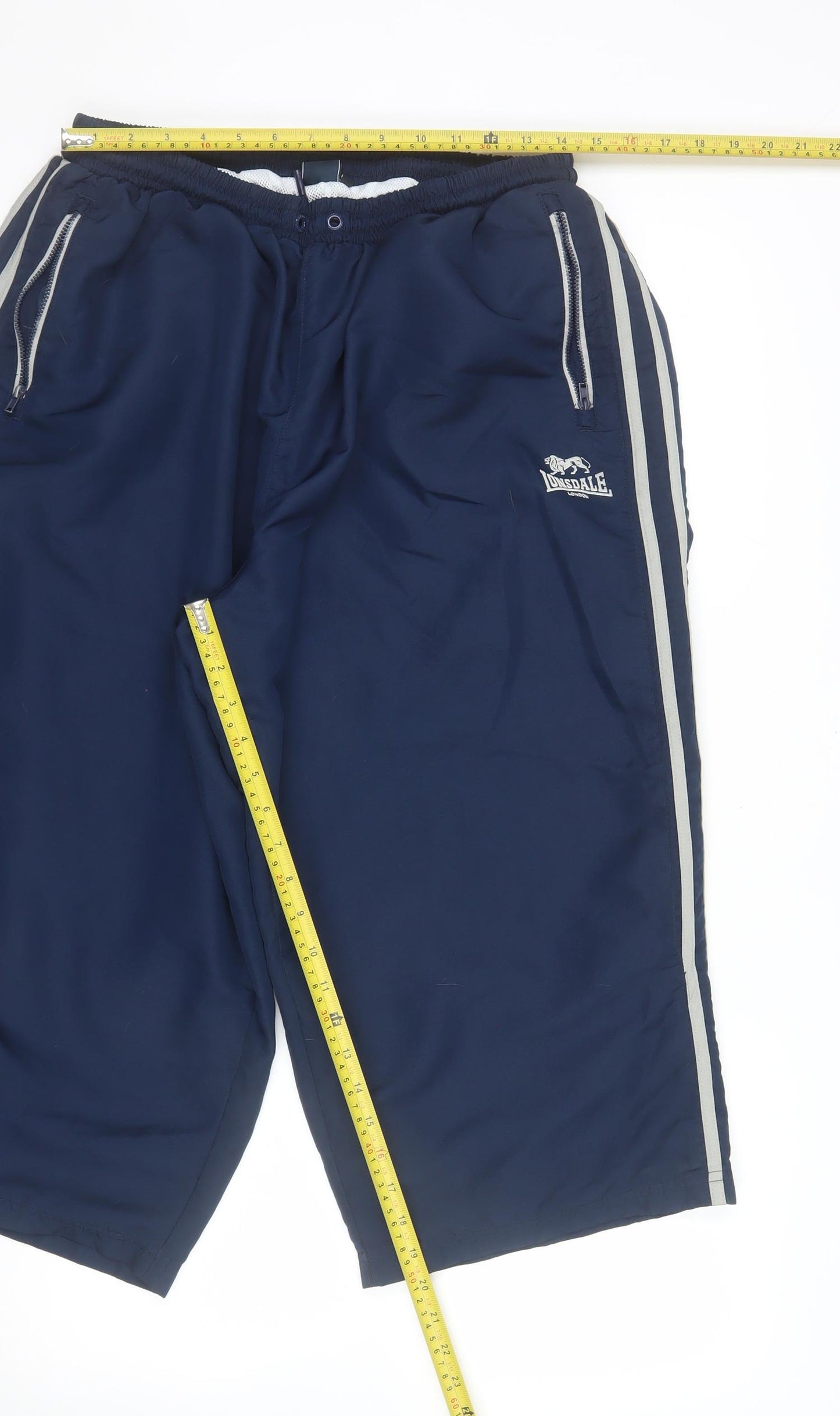 Lonsdale Men's Blue 2XL Athletic Activewear Shorts