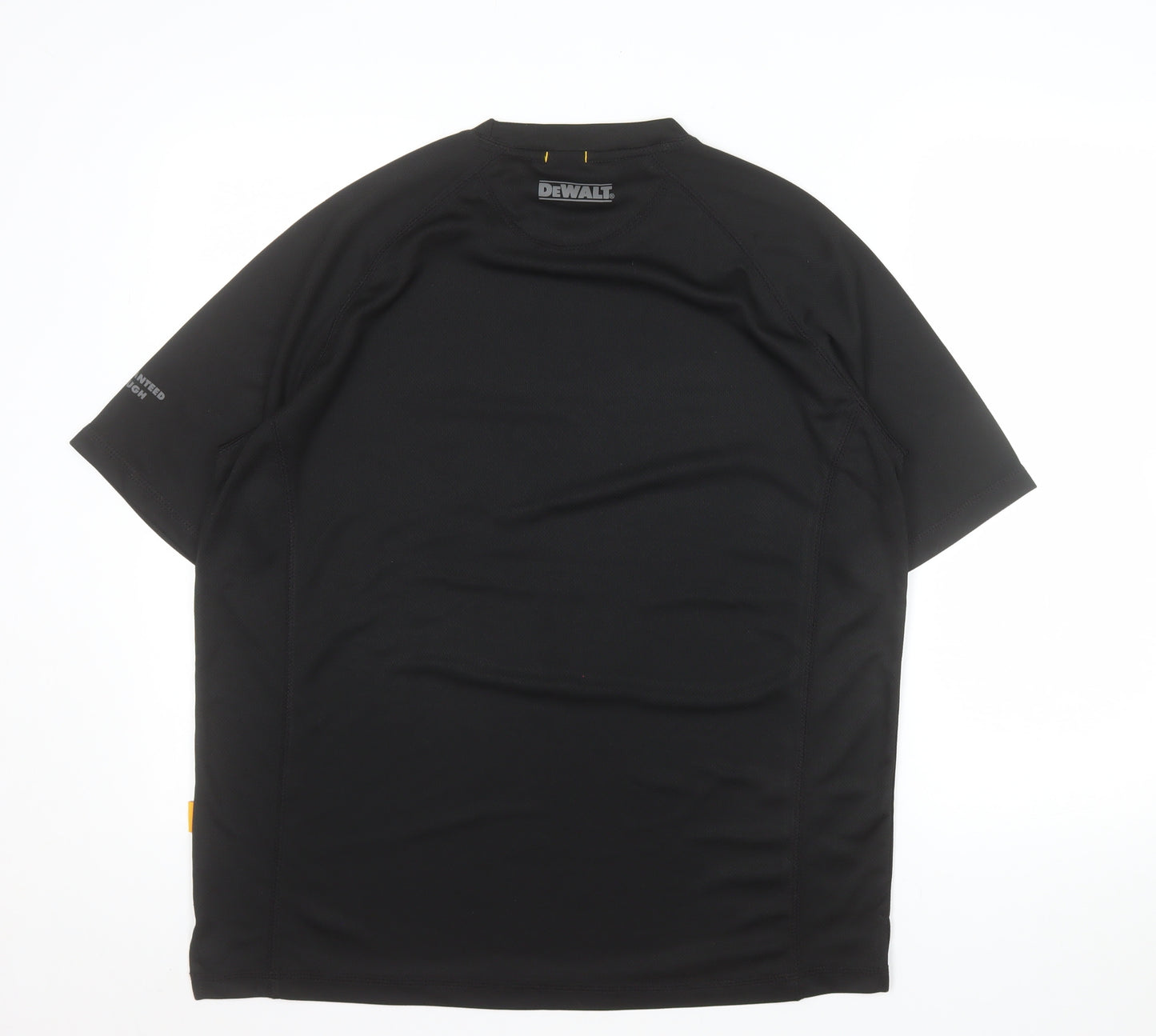 DeWalt Men's Black Medium Moisture Wicking Crew Neck T-Shirt