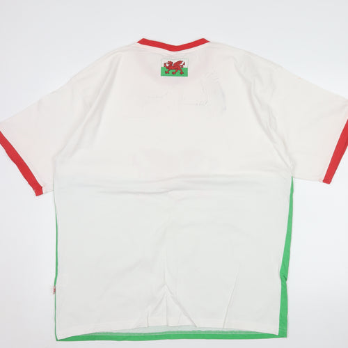 Tour Collection Men's Multicoloured XL Welsh Flag Crew Neck T-Shirt