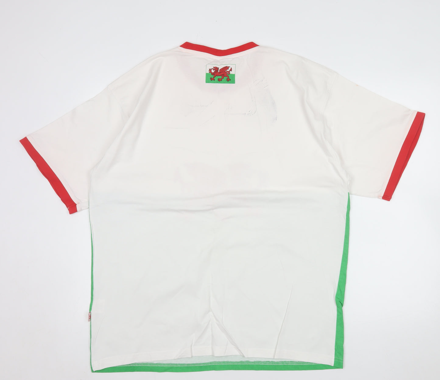 Tour Collection Men's Multicoloured XL Welsh Flag Crew Neck T-Shirt