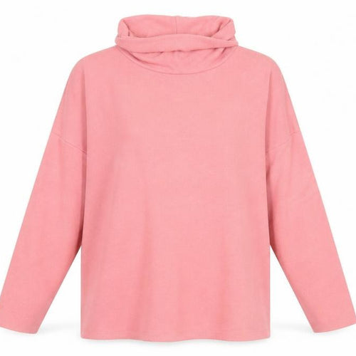 New Look Women Pink Roll Neck Long Sleeve Jumper Size M
