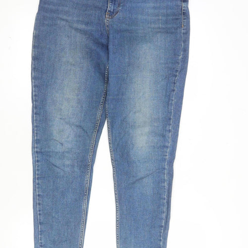 New Look Women Blue Skinny Lift & Shape Jeans Size 14
