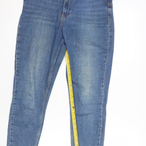 New Look Women Blue Skinny Lift & Shape Jeans Size 14