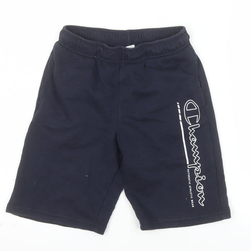 Champion Teens Black L Athletic Gym Training Shorts